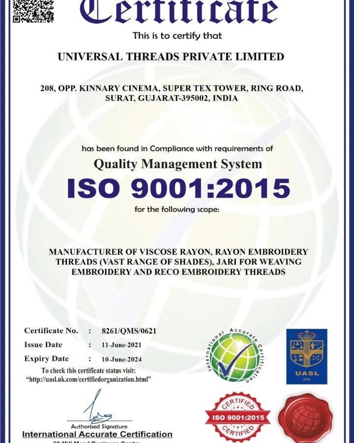 ISO 9001:2015 Certification